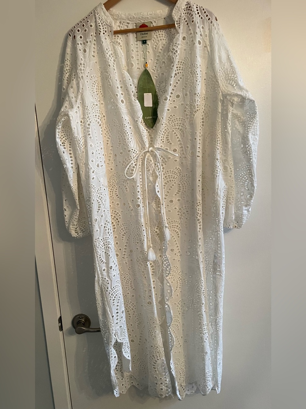 Farm Rio Long Eyelet Duster - Picture 6 of 10